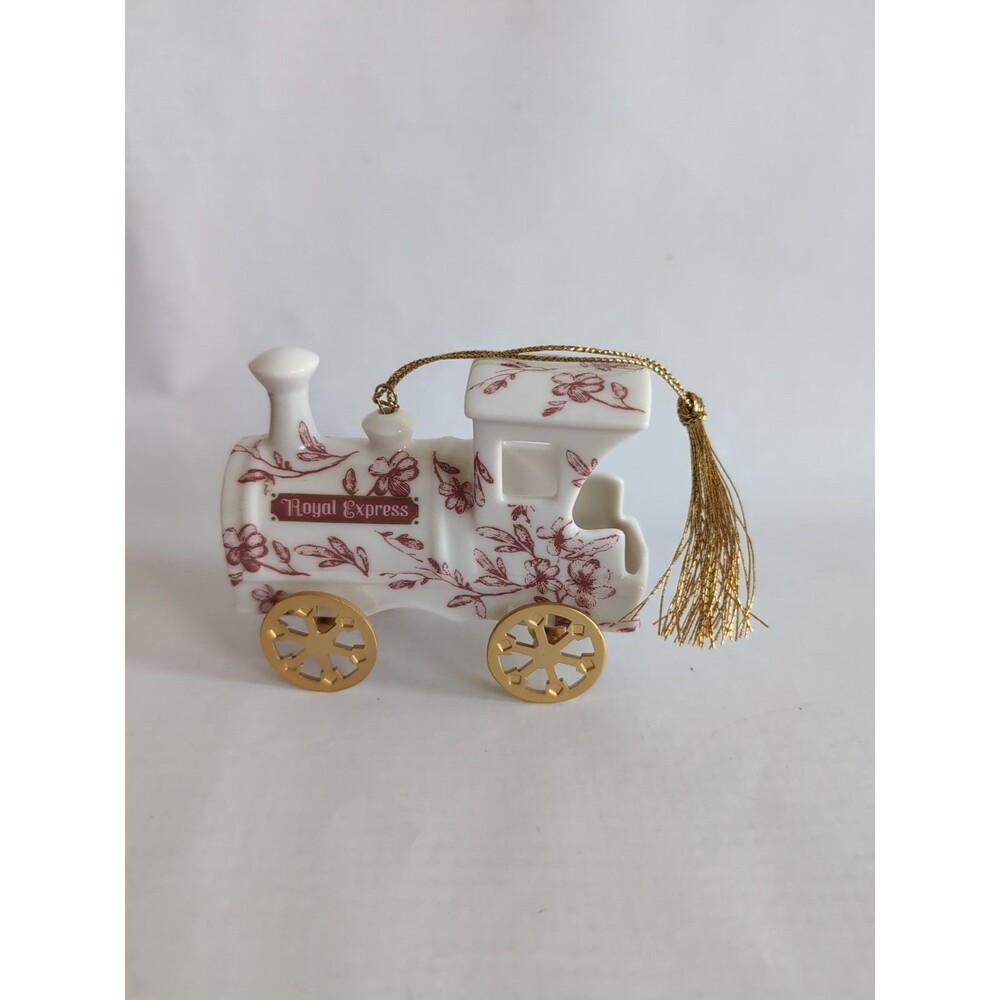 Royal Albert Old country Roses Seasons Of Colour Victorian Toy Train Ornament